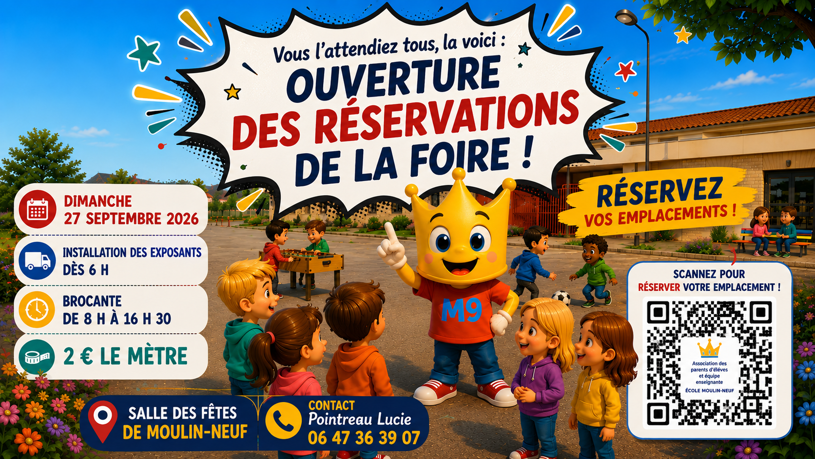 Lire la suite à propos de l’article Réservations de la foire