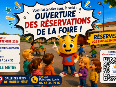 Réservations de la foire